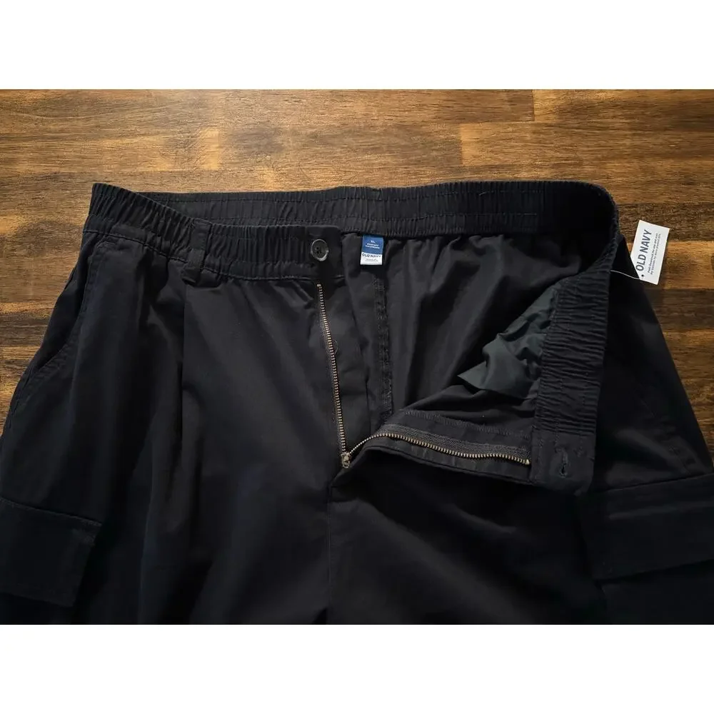 Old Navy Women’s XL 36 x 29 Pants Cargo Wide Leg Cotton Stretch Twill High Rise